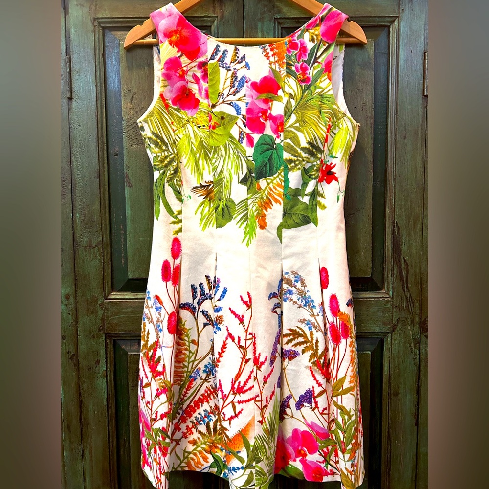 Zara Basic Botanical Dress